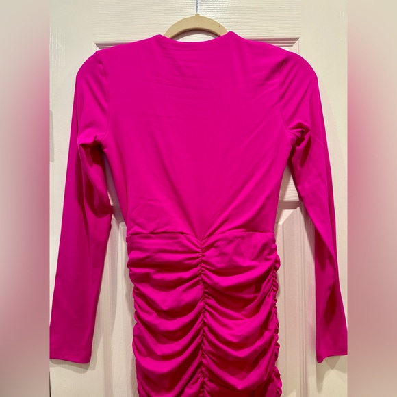 Susana Monaco Plunge Neck Bodycon Dress - Picture 3 of 10